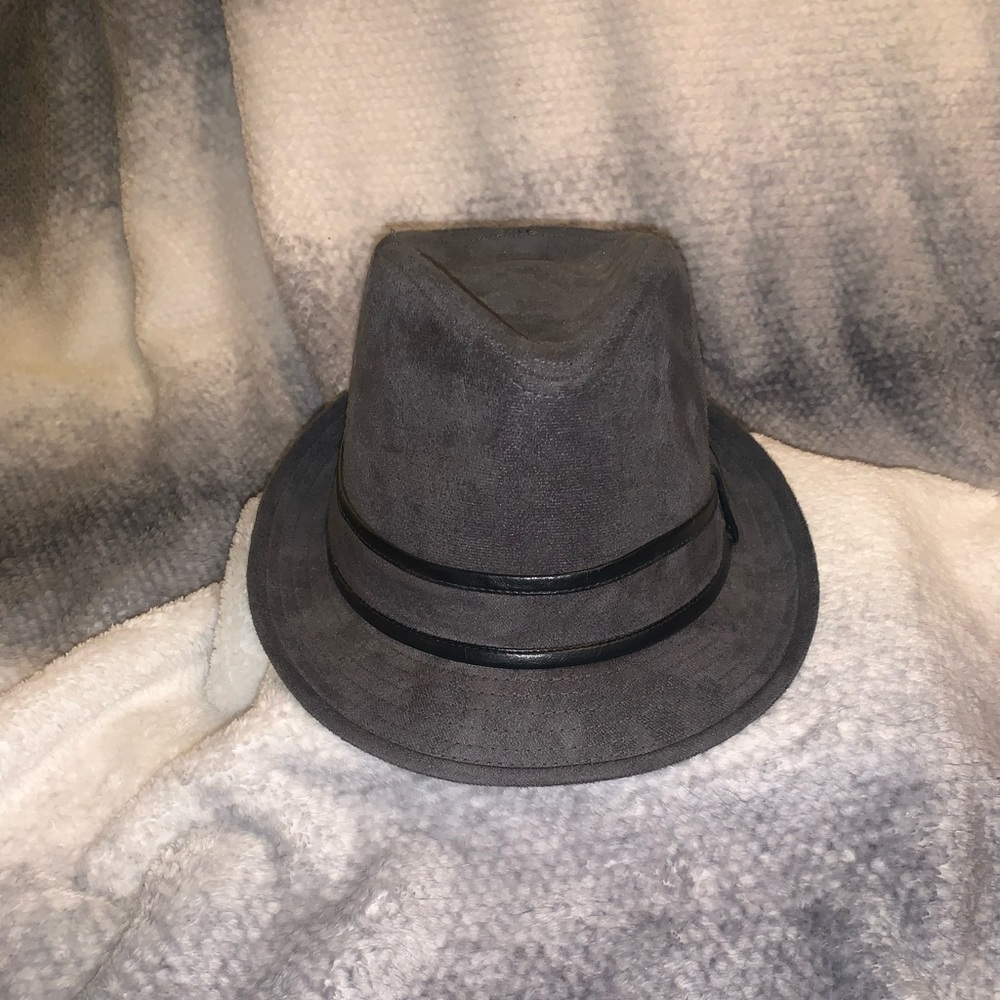 Women’s Faux suede fedora hat